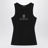 Balenciaga Black Nano BB Tank Top