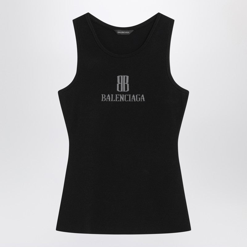 Balenciaga Black Nano BB Tank Top