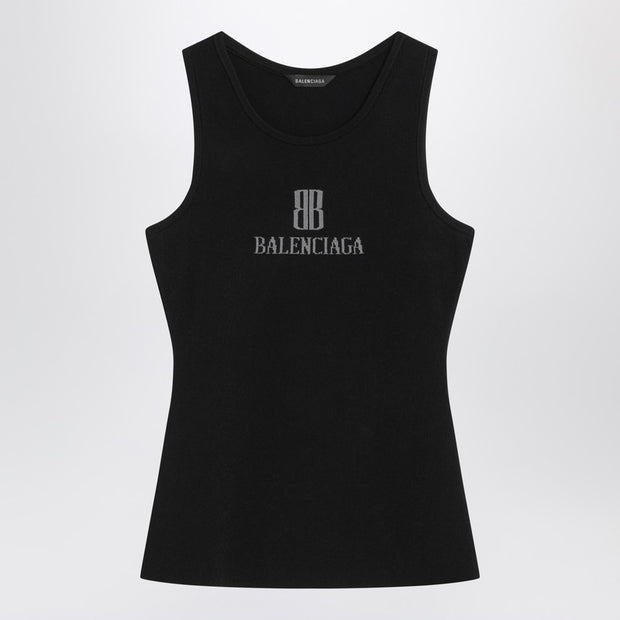Balenciaga Black Nano BB Tank Top