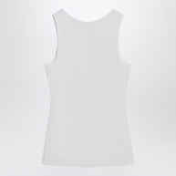 Balenciaga White Nano BB Tank Top