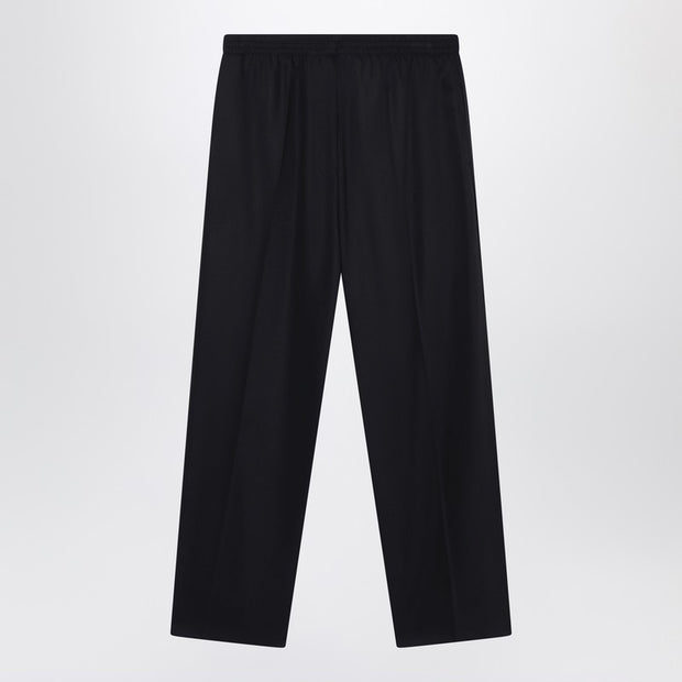 Balenciaga Wide Black Wool Trousers