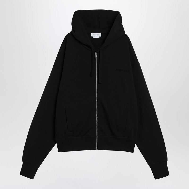 Alexander McQueen Black Cotton Hoodie
