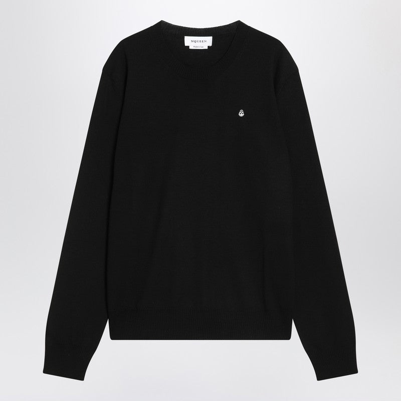 Alexander McQueen Sweater Black In Wool