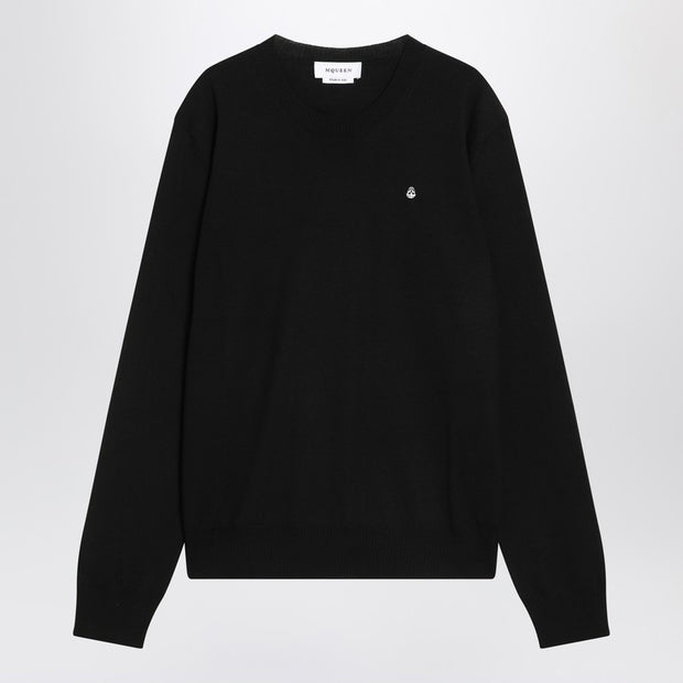 Alexander McQueen Sweater Black In Wool