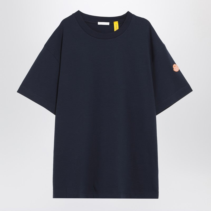 Moncler Genius Blue Cotton T-shirt