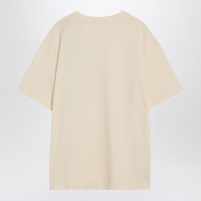 Moncler Genius Ivory White Cotton T-shirt
