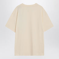 Moncler Genius Ivory White Cotton T-shirt