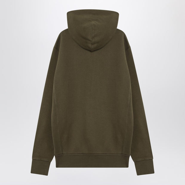 Moncler X Mercedes-Benz By Nigo Military Green Cotton Zipped Sweatshirt