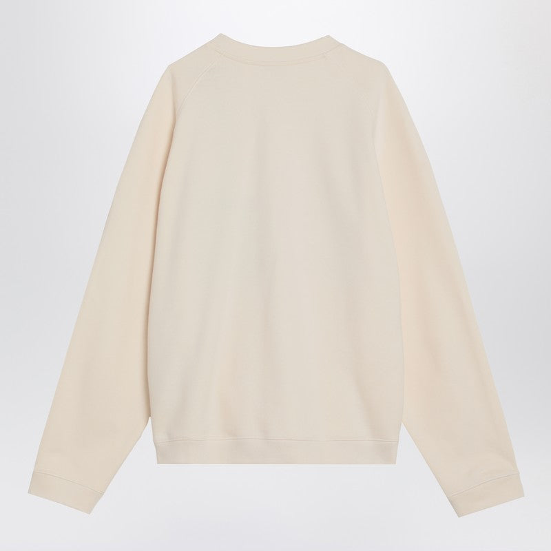 Moncler Genius Ivory White Cotton Sweatshirt