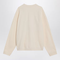 Moncler Genius Ivory White Cotton Sweatshirt