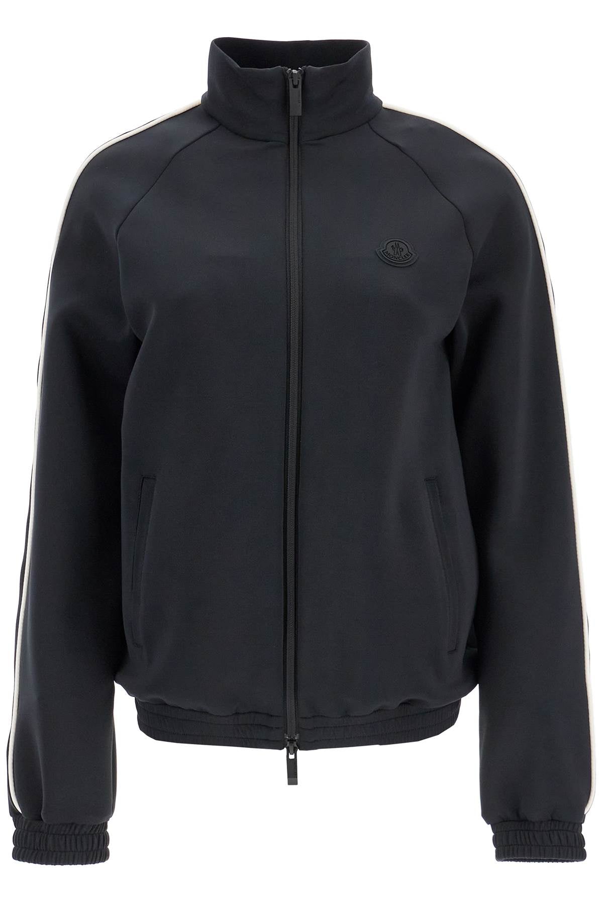 Moncler Neoprene Zip-Up Sweatshirt