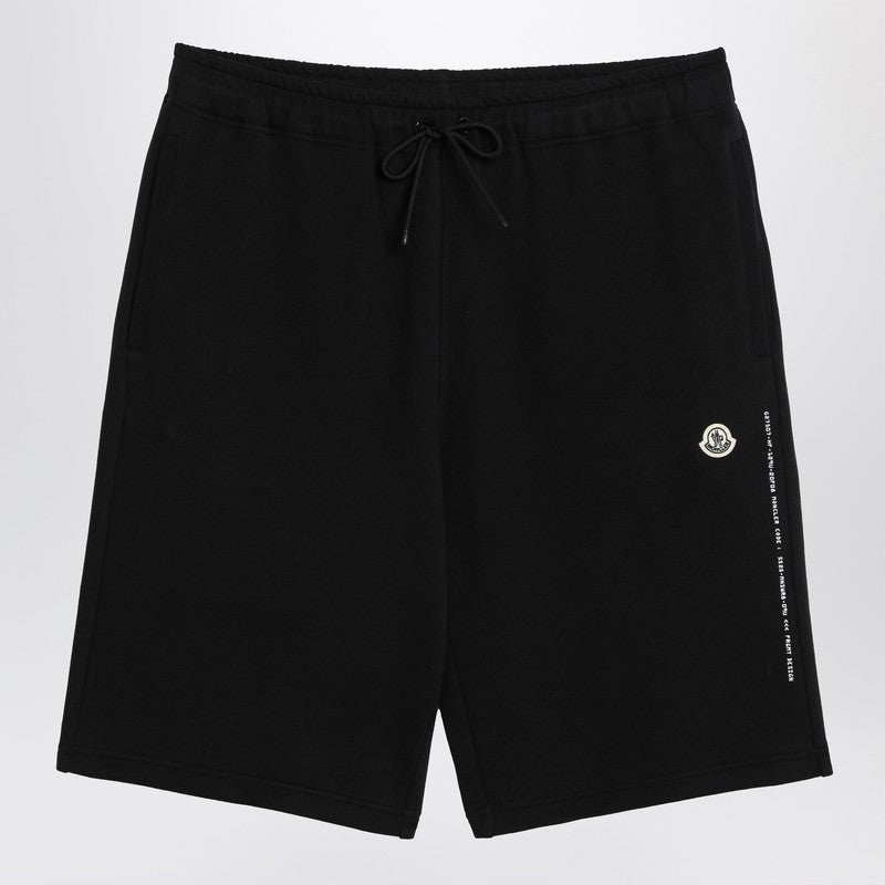Moncler X FRGMT Black Shorts In Cotton