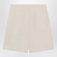 Moncler Genius Ivory White Cotton Shorts