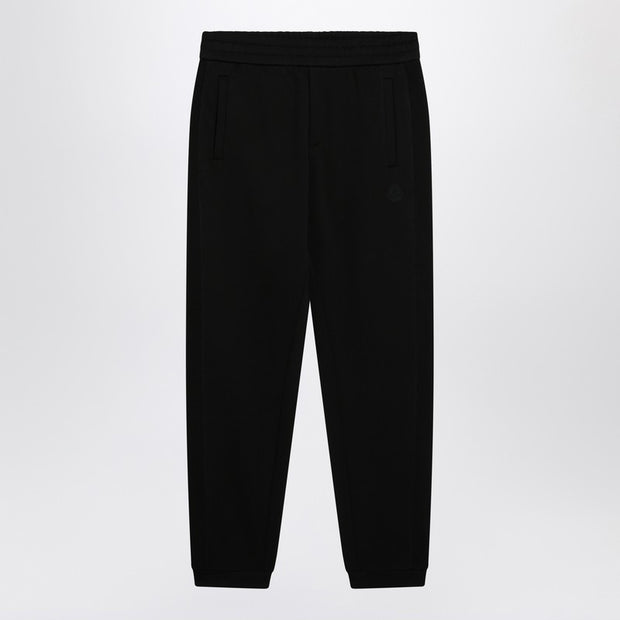 Moncler Black Cotton Jogging Pants