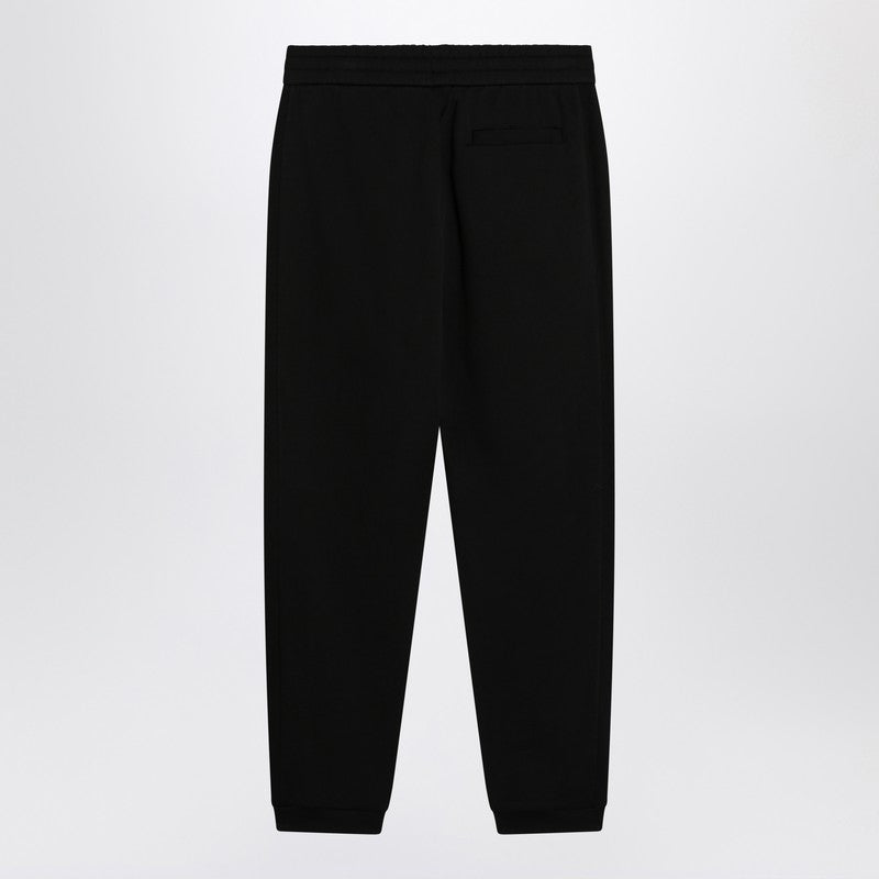 Moncler Black Cotton Jogging Pants