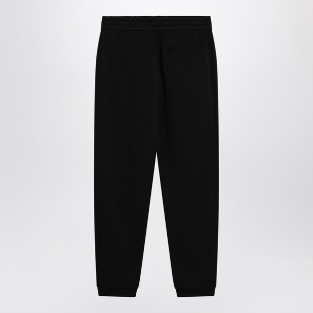 Moncler Black Cotton Jogging Pants