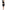 Gianine MATHILDE BLACK Activewear V Fold Long Shorts