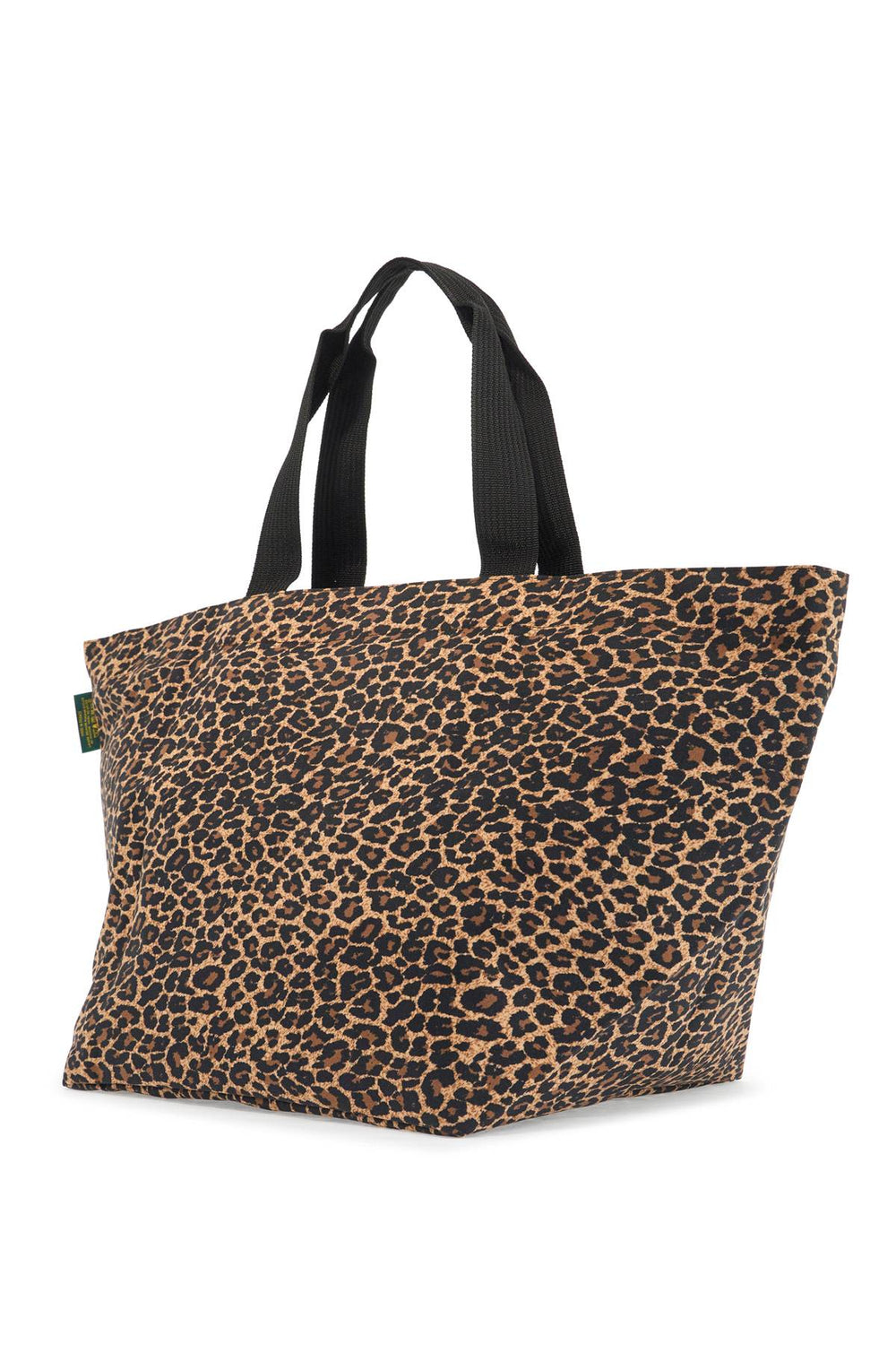 HERVE CHAPELIER XL Leopard Print Tote Bag