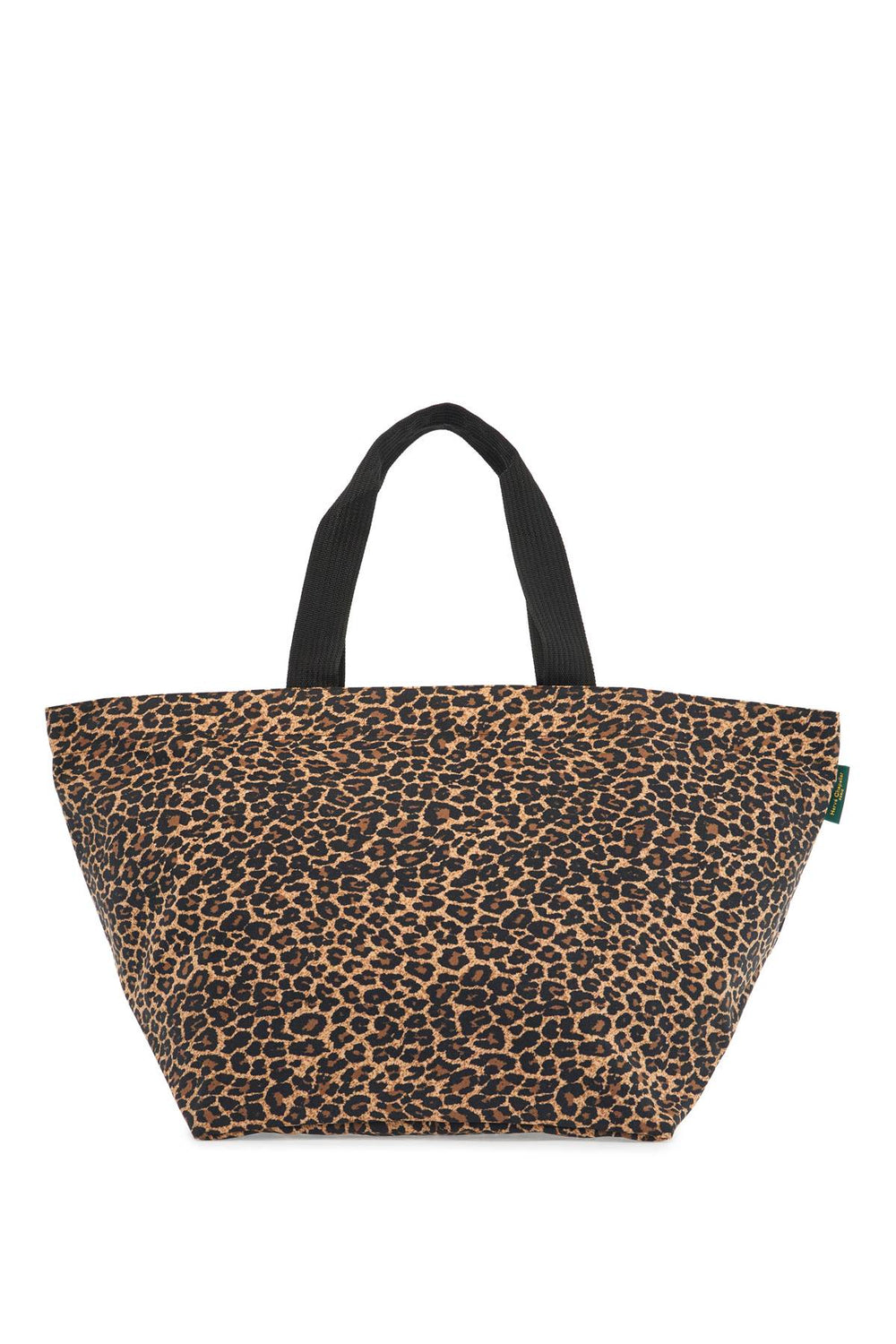 HERVE CHAPELIER XL Leopard Print Tote Bag