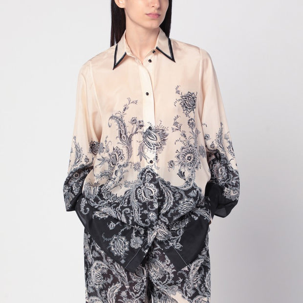 ZIMMERMANN Cream Rhiannon Shirt With Fantasy Print