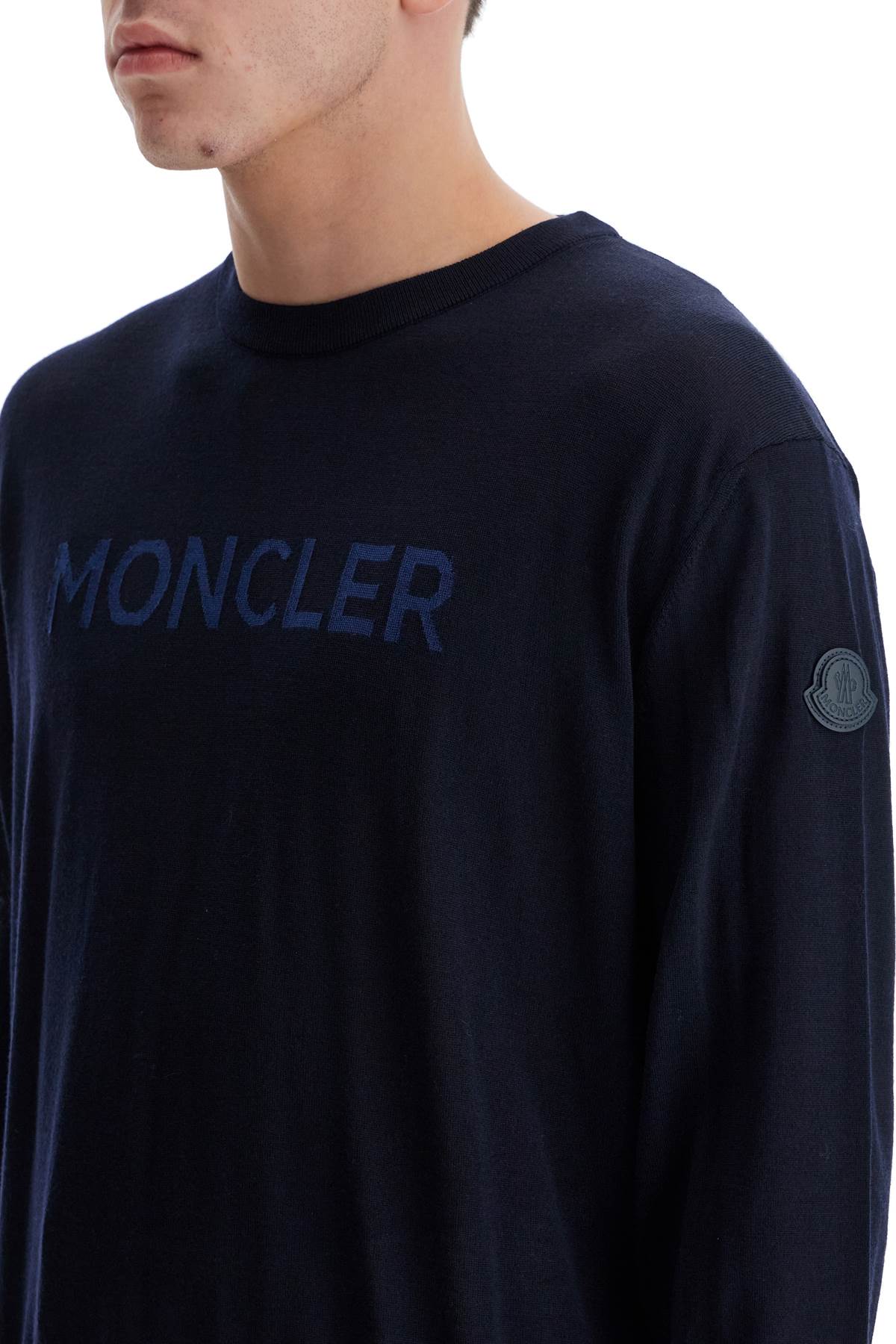 Moncler Lightweight Wool Pullover Sweater