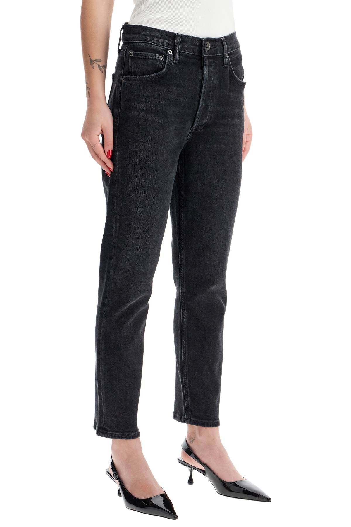 AGOLDE Riley High Rise Cropped Jeans