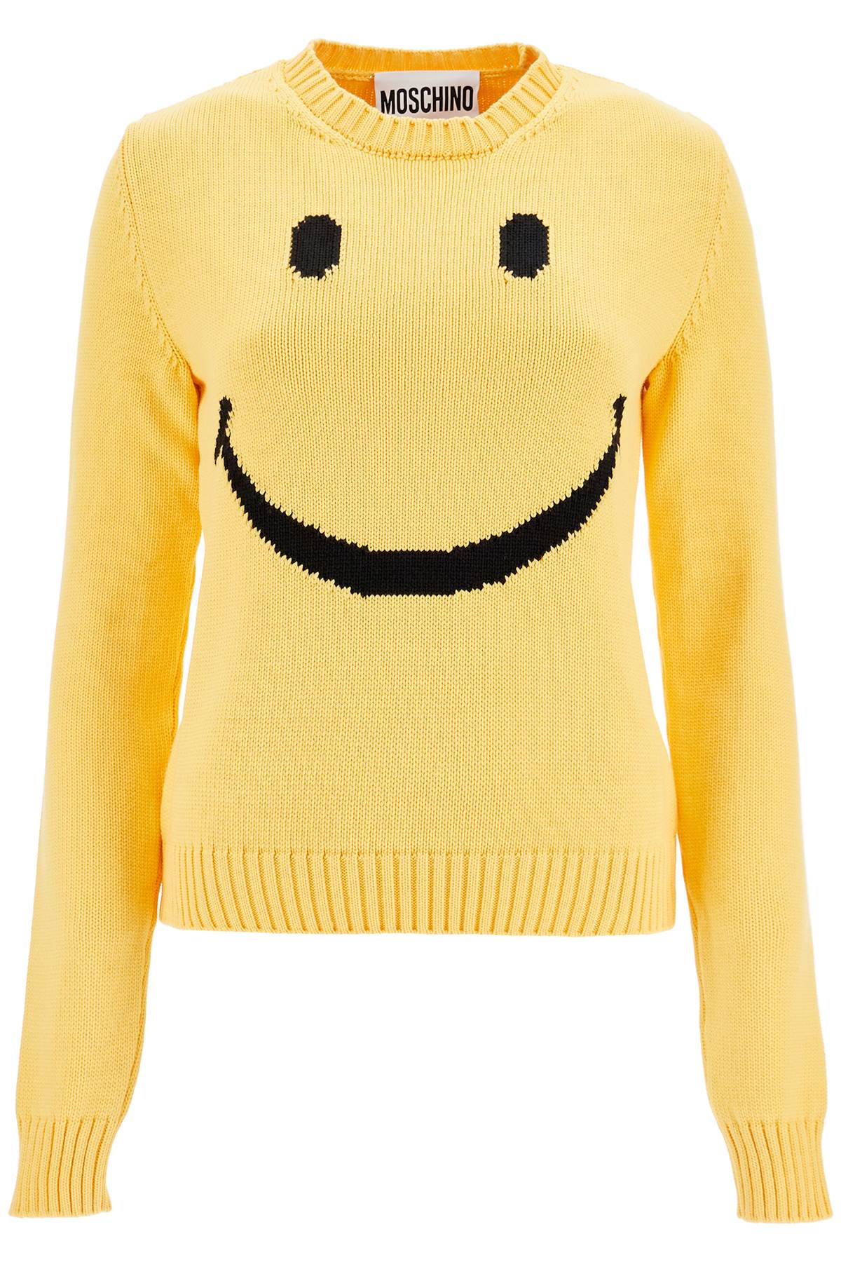 Moschino Smiley Cotton Blend Sweater