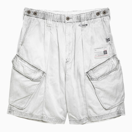 Maison MIHARA YASUHIRO Light Grey Cotton-blend Bermuda Shorts
