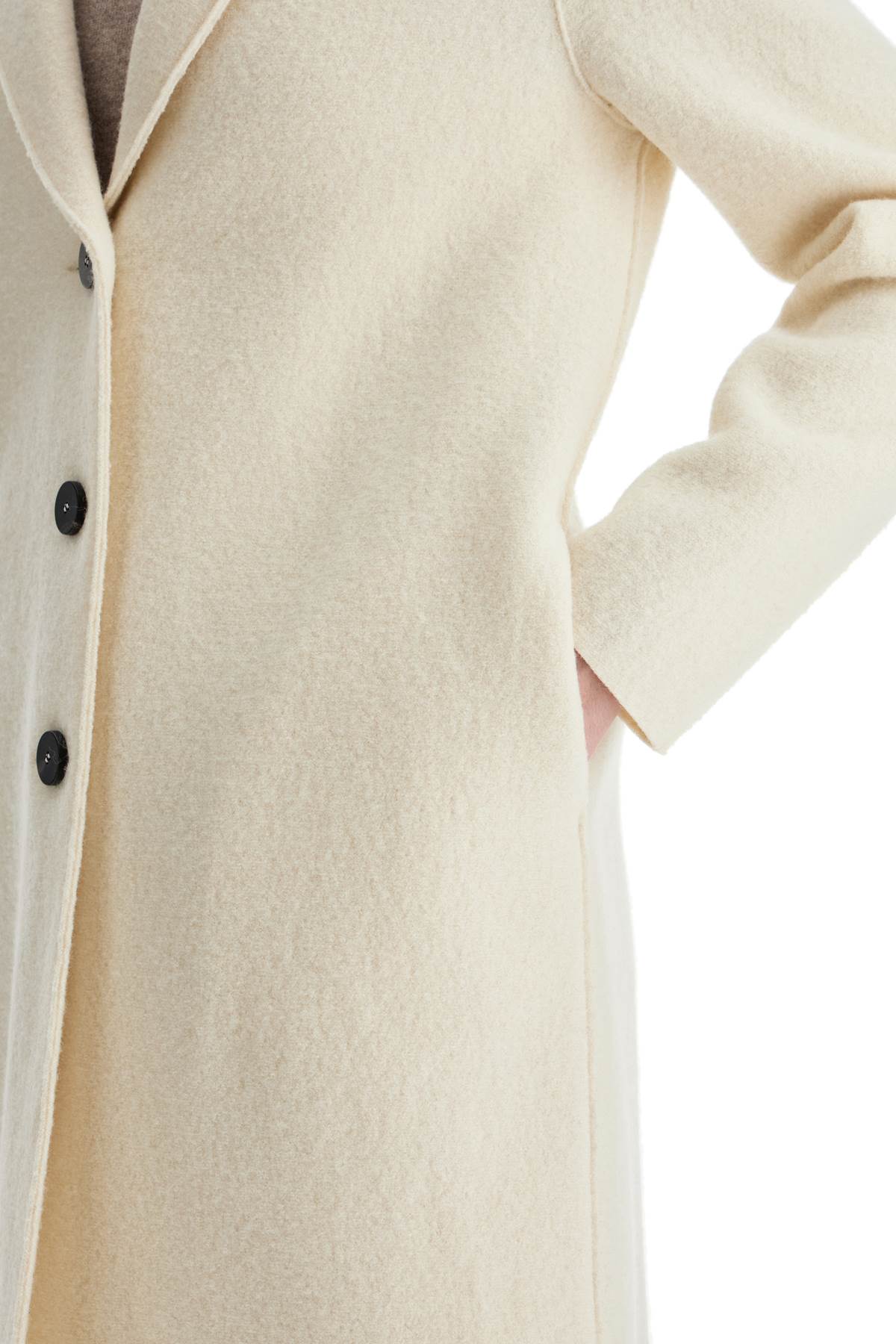 Harris Wharf London Single-breasted Wool Coat