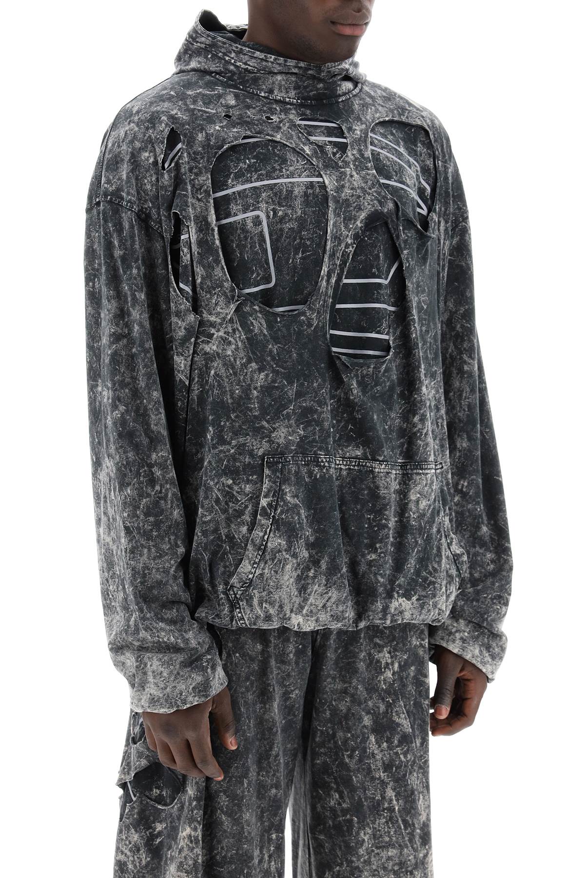 Diesel Destroyed S-Mar-Peel Hoodie