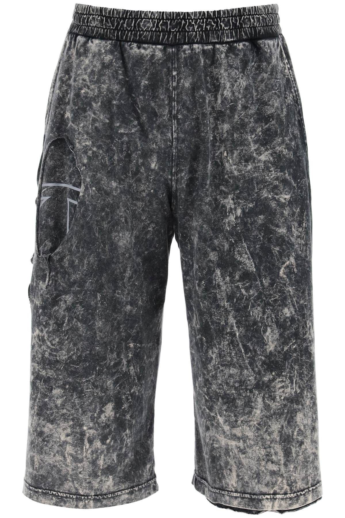 Diesel Destroyed Bermuda P-Eck Shorts