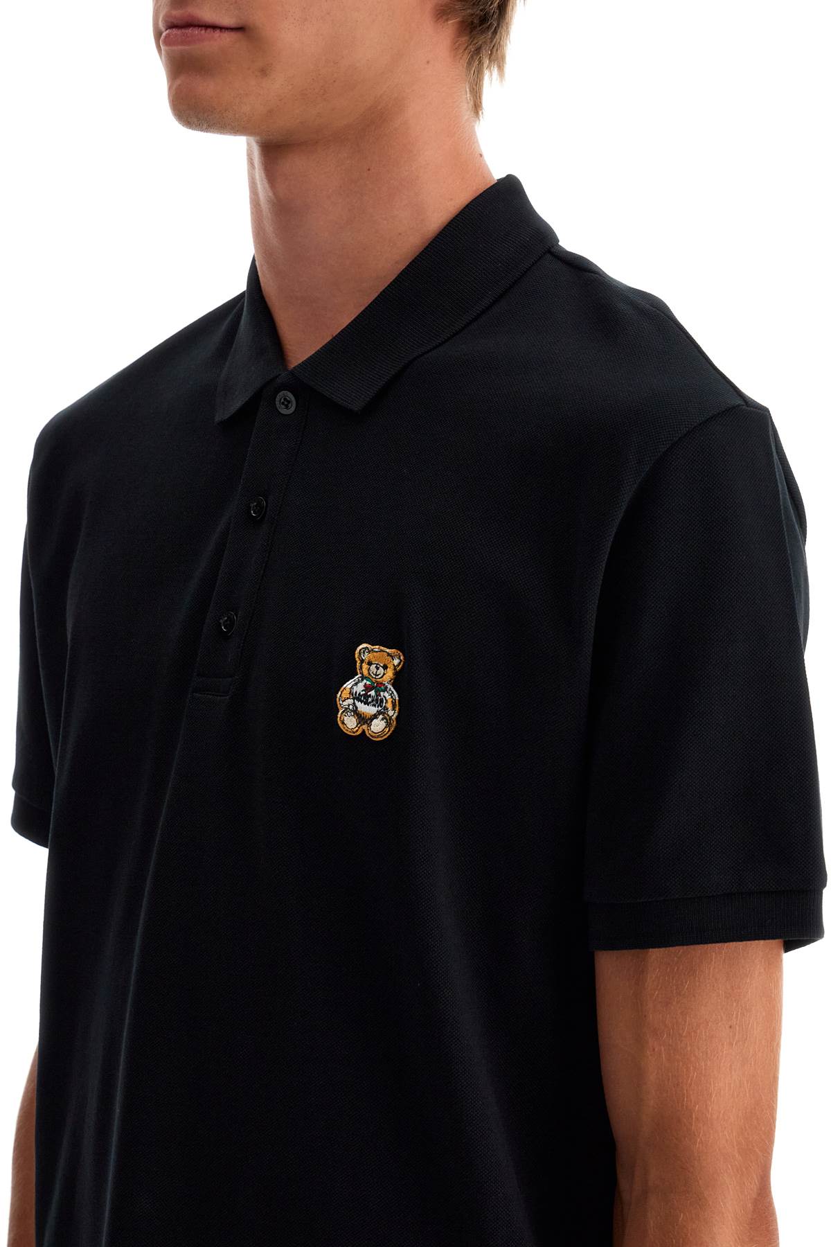 Moschino Cotton Pique Polo Shirt