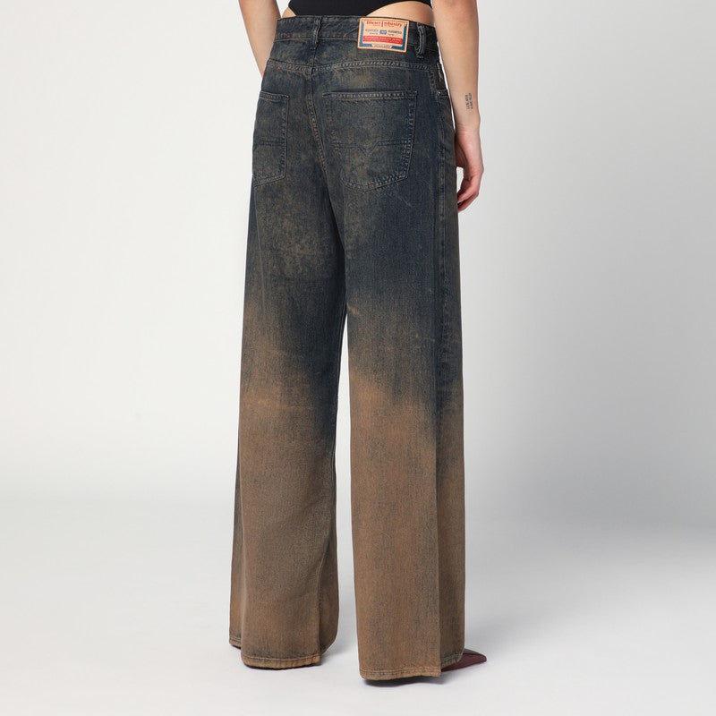 Diesel 1996 D-Sire Jeans In Medium Blue With Faded Effect