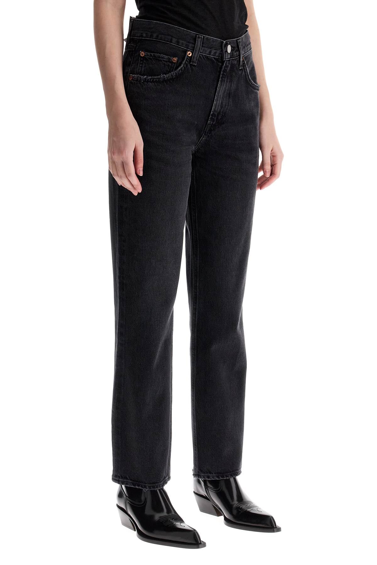 Agolde Valen Cropped Straight Leg Jeans