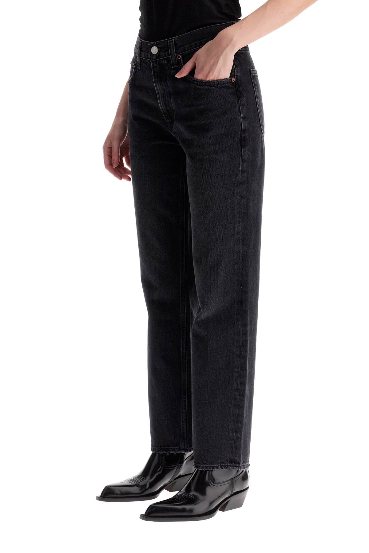 Agolde Valen Cropped Straight Leg Jeans