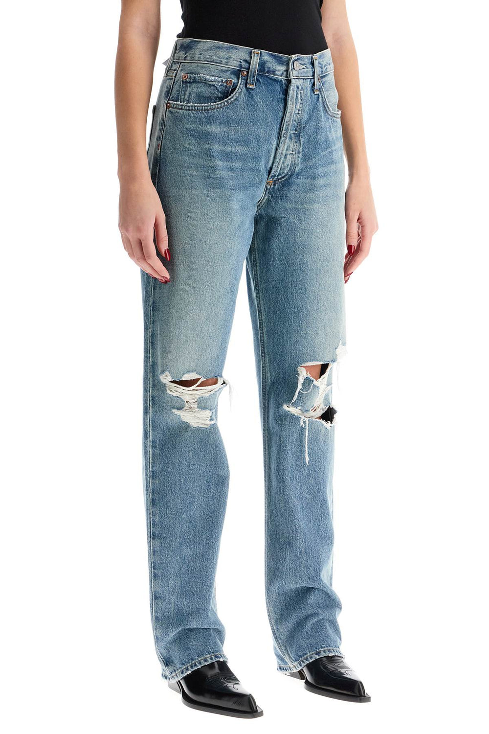 Agolde Relaxed Straight Fit Kelly Jeans