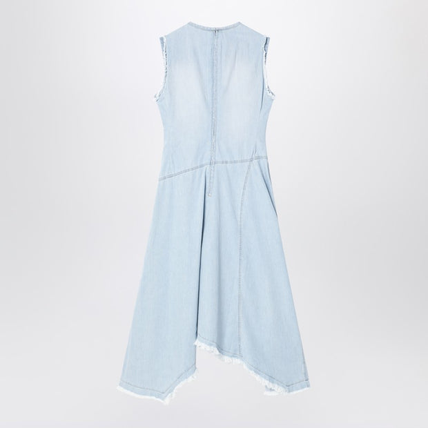 Acne Studios Light Blue Denim Asymmetric Dress
