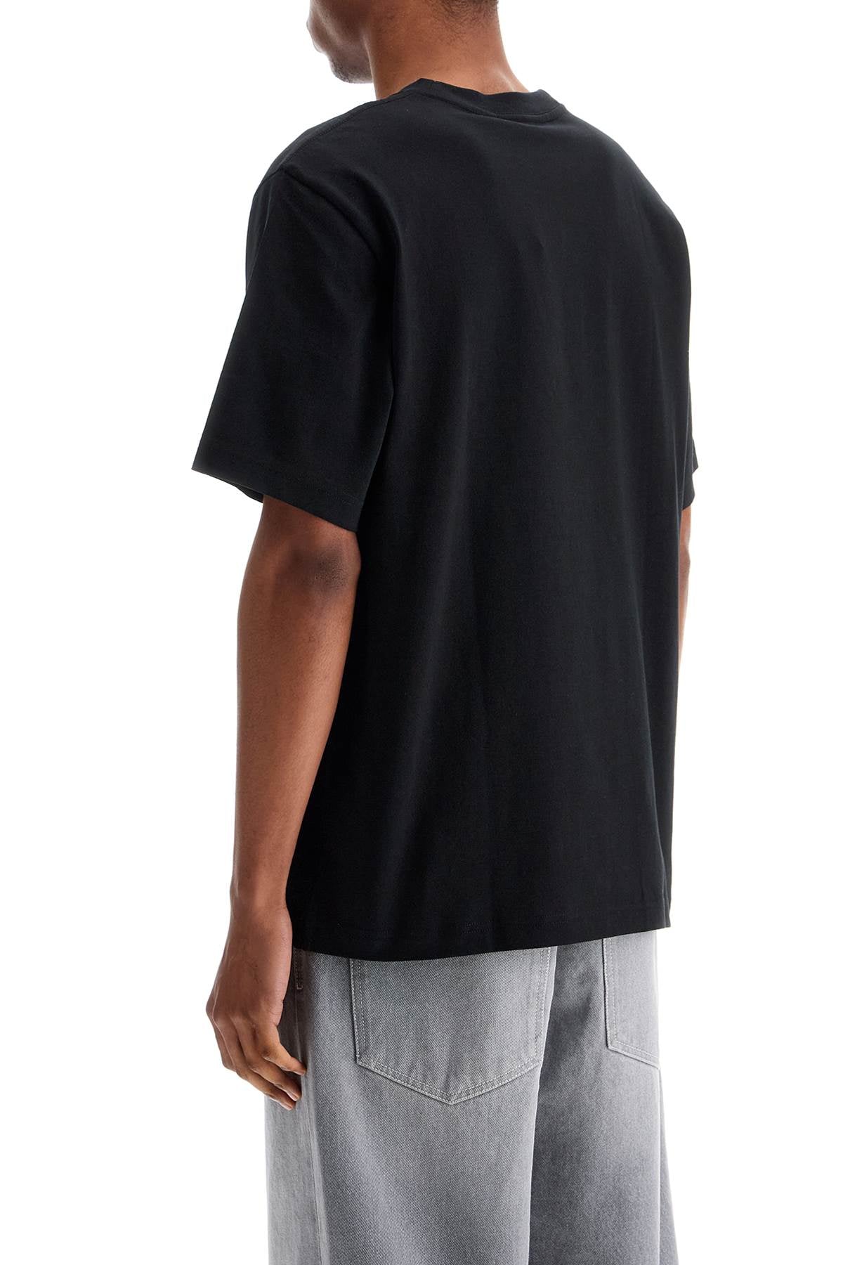 Axel Arigato Black Organic Cotton T-shirt With Discreet Logo