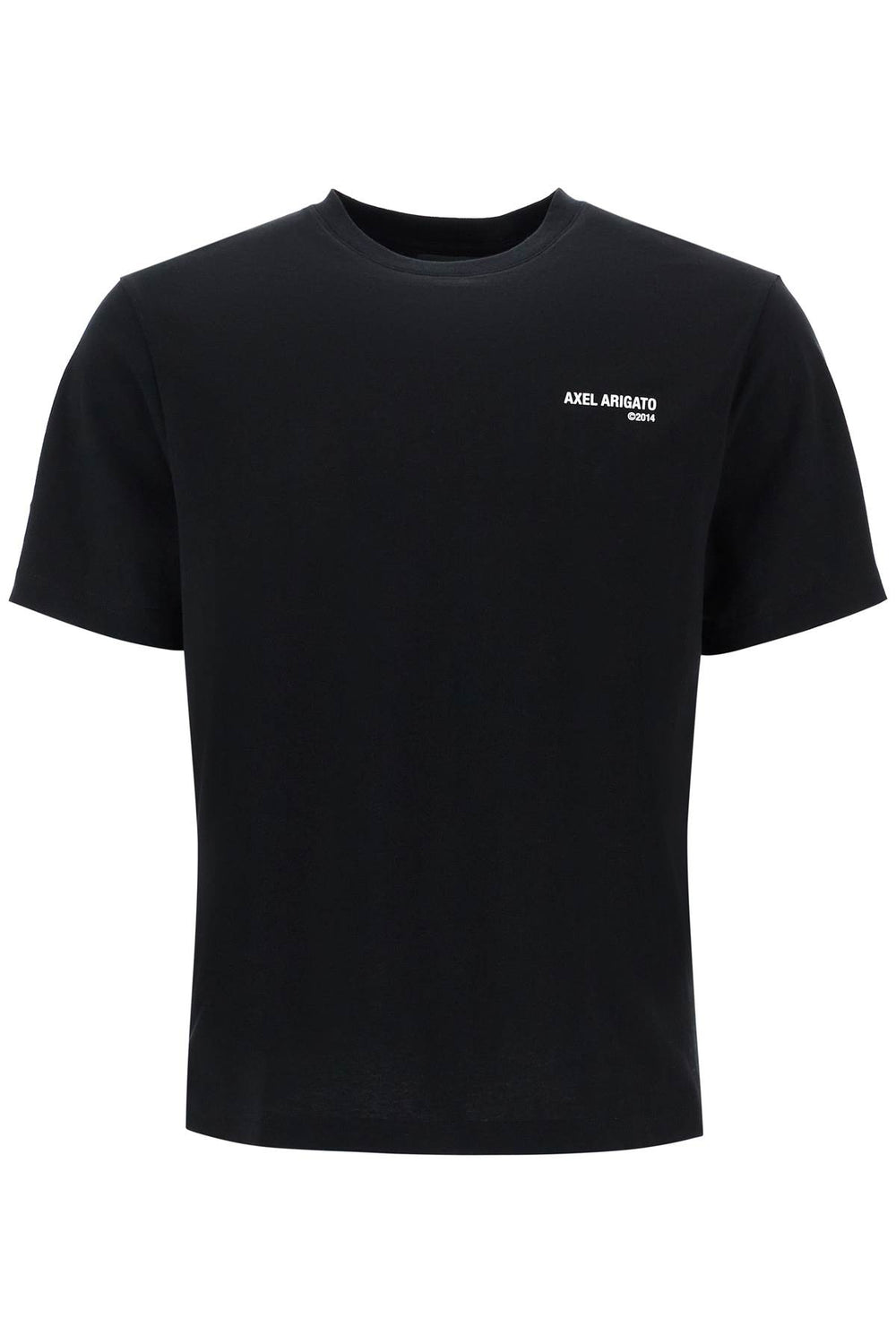 Axel Arigato Black Organic Cotton T-shirt With Discreet Logo