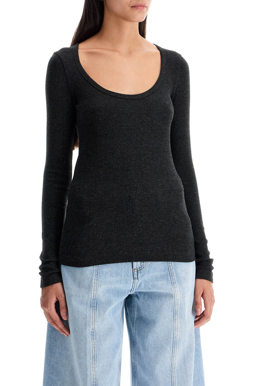 AGOLDE Corey Scoop Neck Top