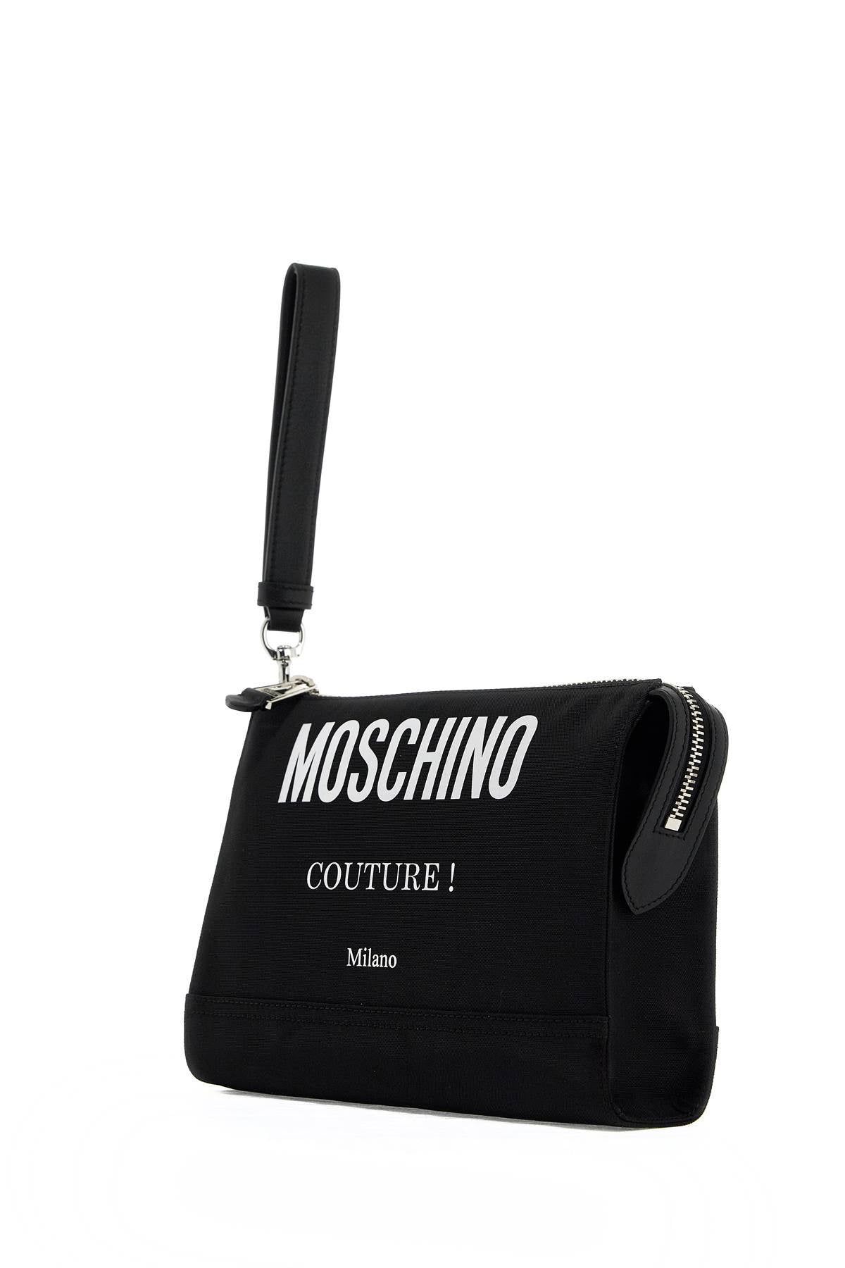 Moschino Nylon Logo Pouch