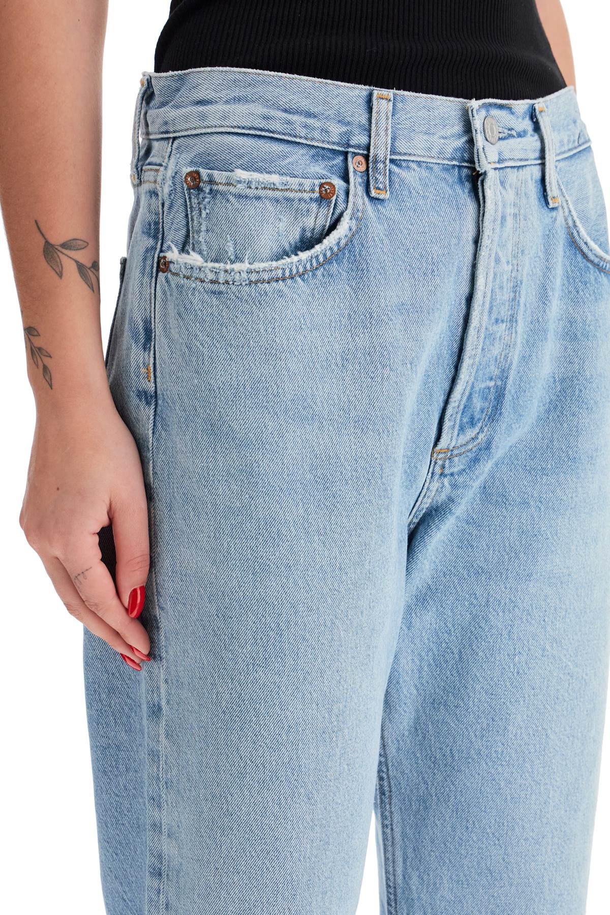 AGOLDE Fran Low Slung Straight Jeans