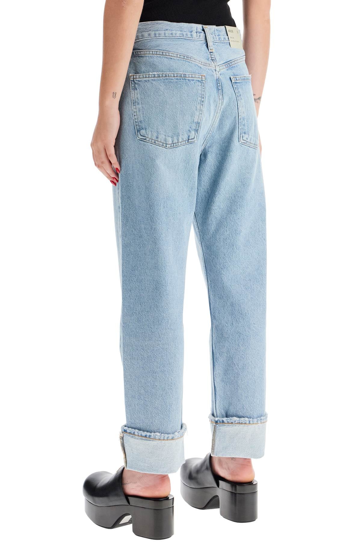 AGOLDE Fran Low Slung Straight Jeans