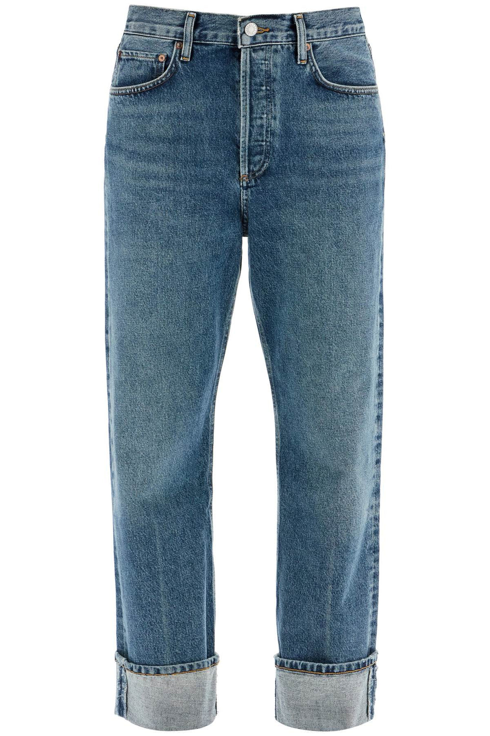 AGOLDE Fran Low Slung Straight Jeans