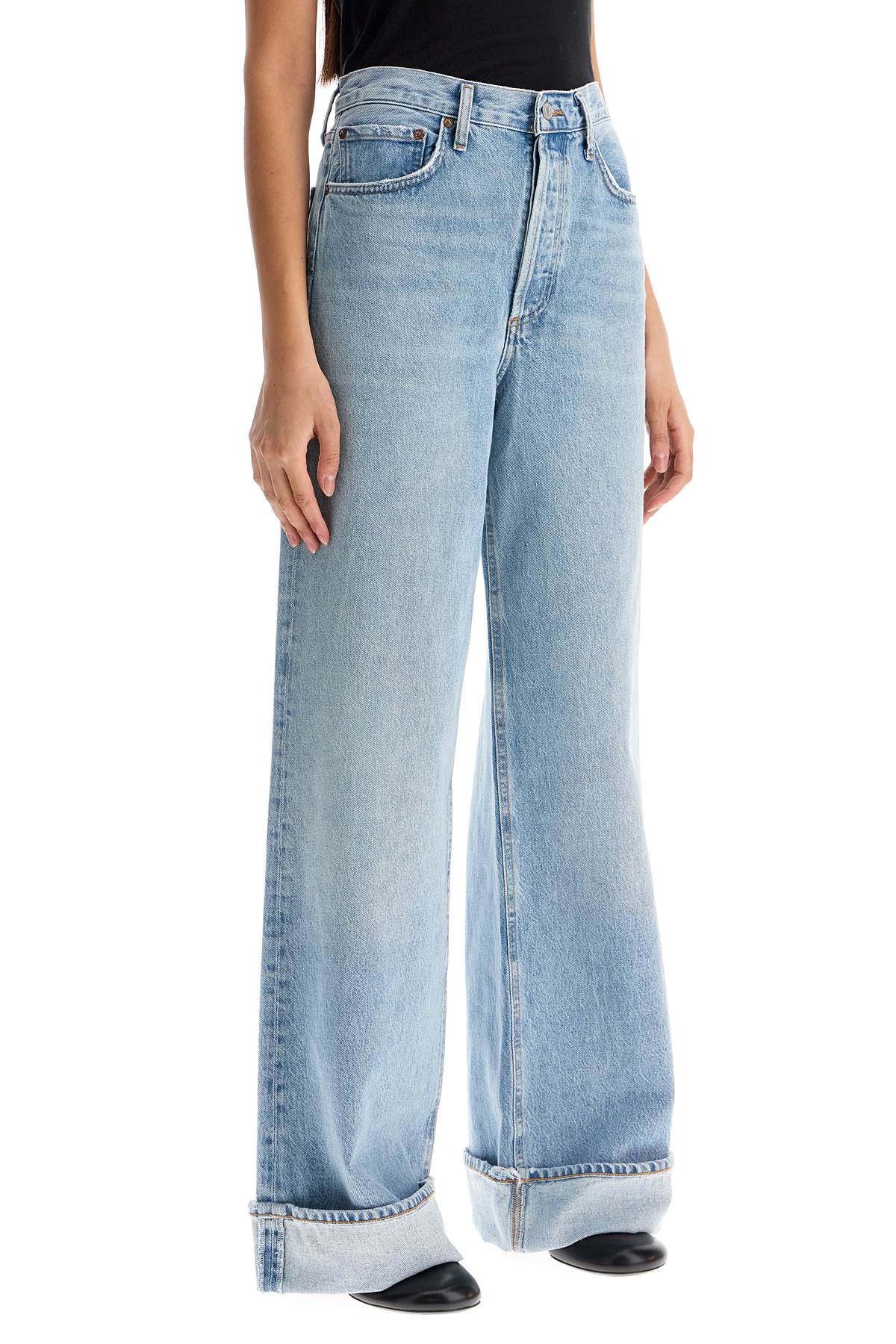 Agolde Dame Wide Leg Jeans