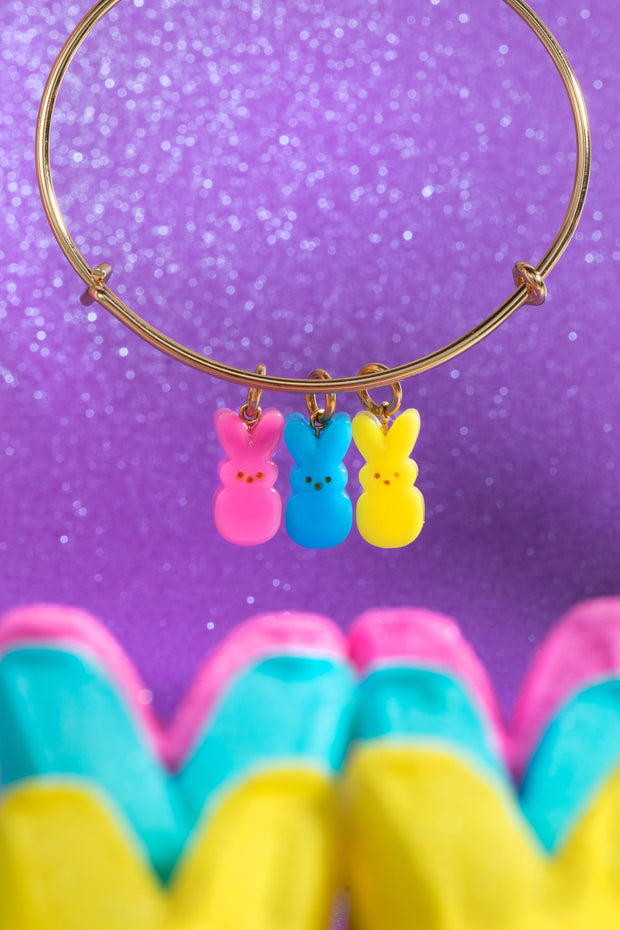 ALEX AND ANI PEEPS® Bunny Multi-Charm Bangle