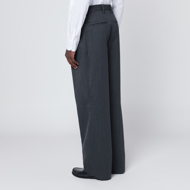 Lardini Wide Grey Trousers
