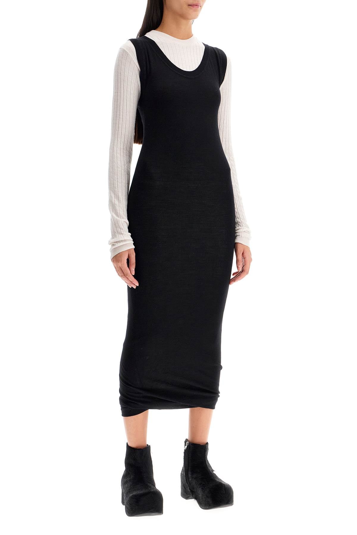 Marni Layered Knit Midi Dress