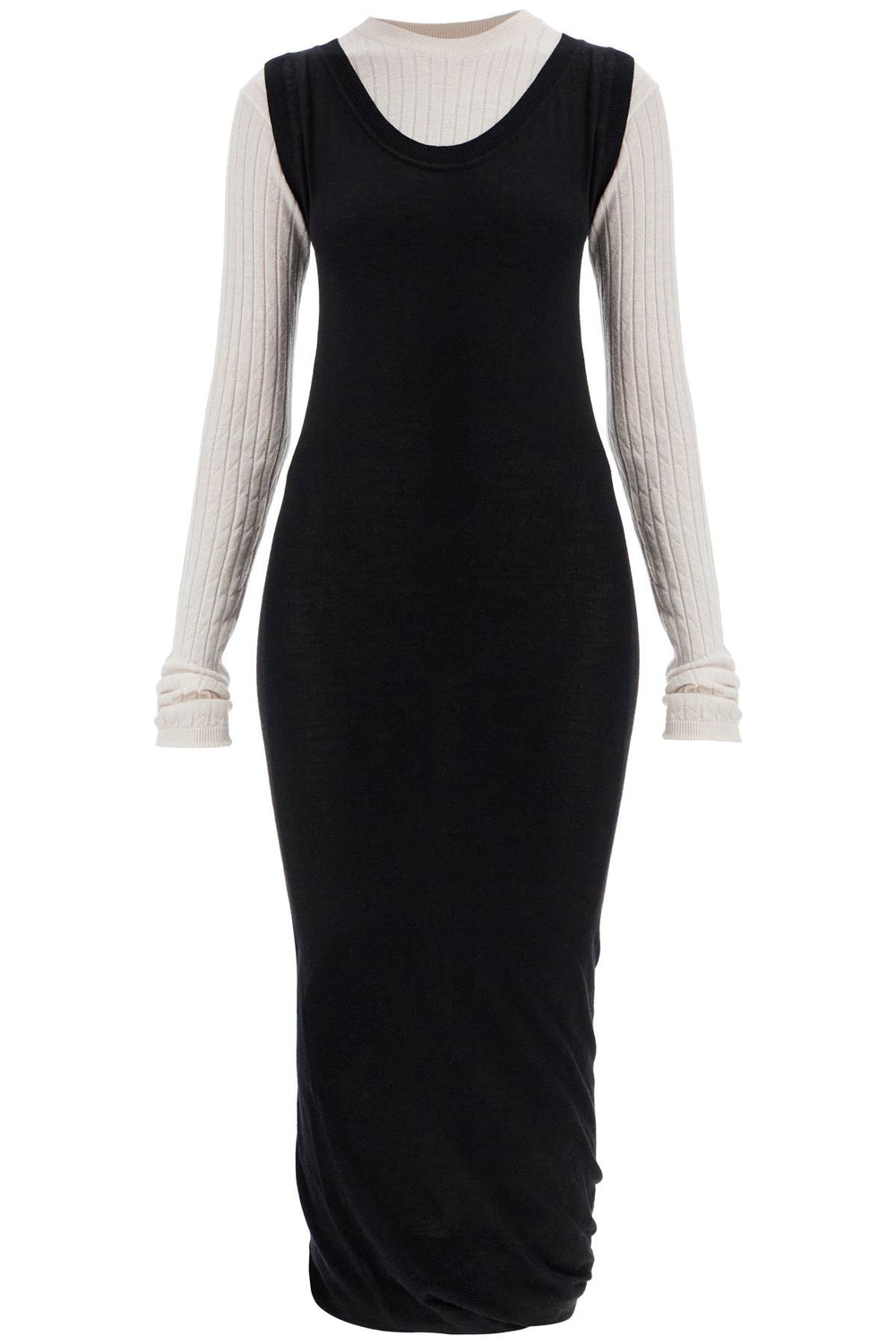 Marni Layered Knit Midi Dress