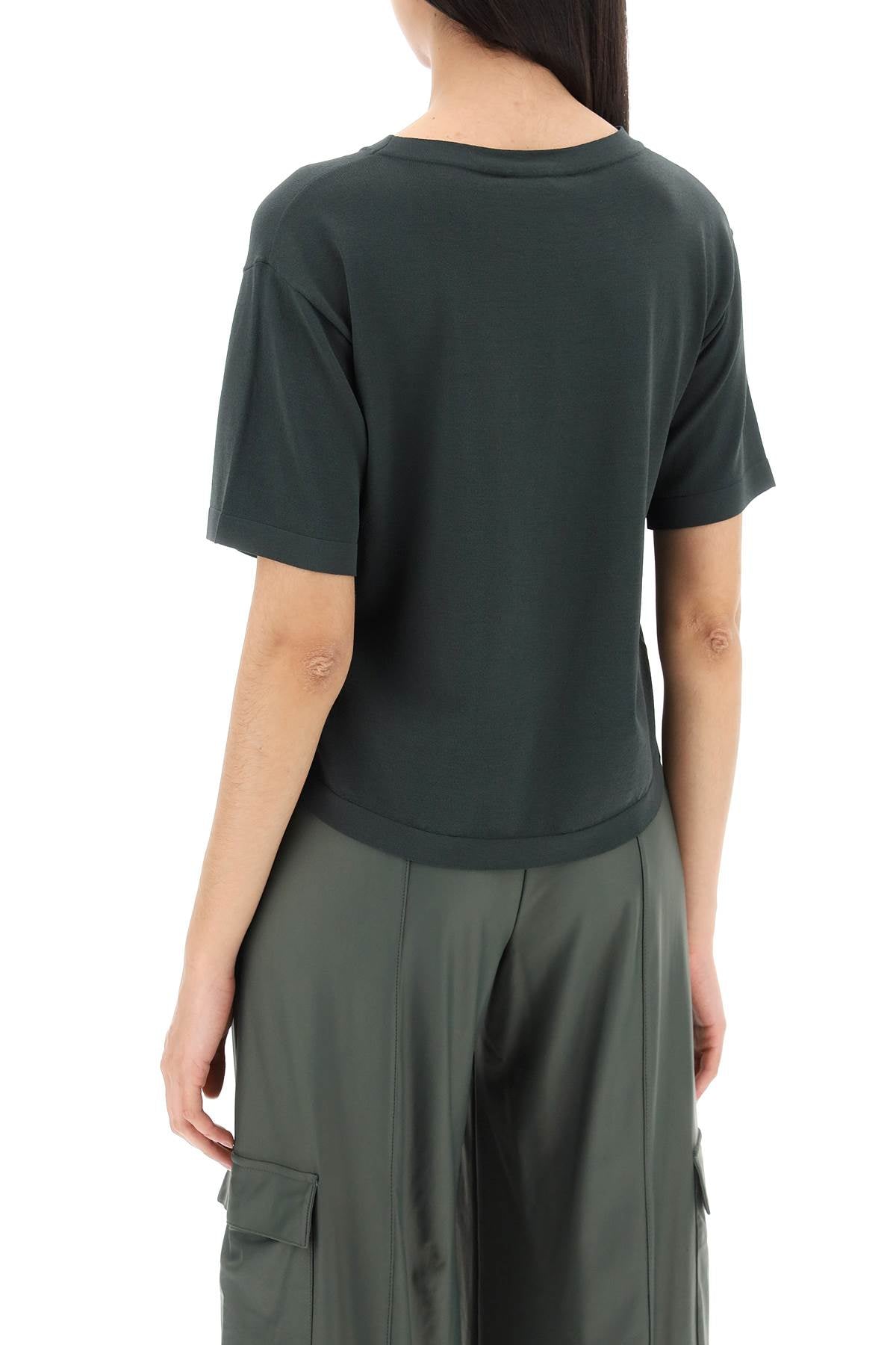 Max Mara Leisure Acro Viscose Knit T-Shirt